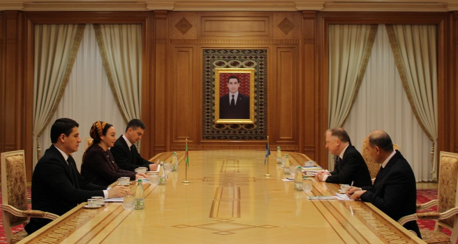 Türkmenistanyň Mejlisiniň Başlygynyň Halkara Zähmet Guramasynyň Ýewropa we Merkezi Aziýa boýunça Sebitleýin direktory bilen duşuşygy