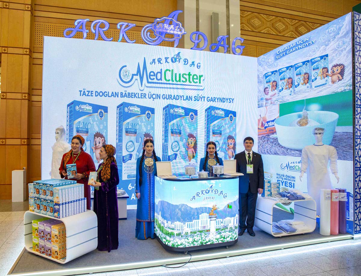 Aşgabatda hususy pudagyň gazananlarynyň sergisi geçirilýär