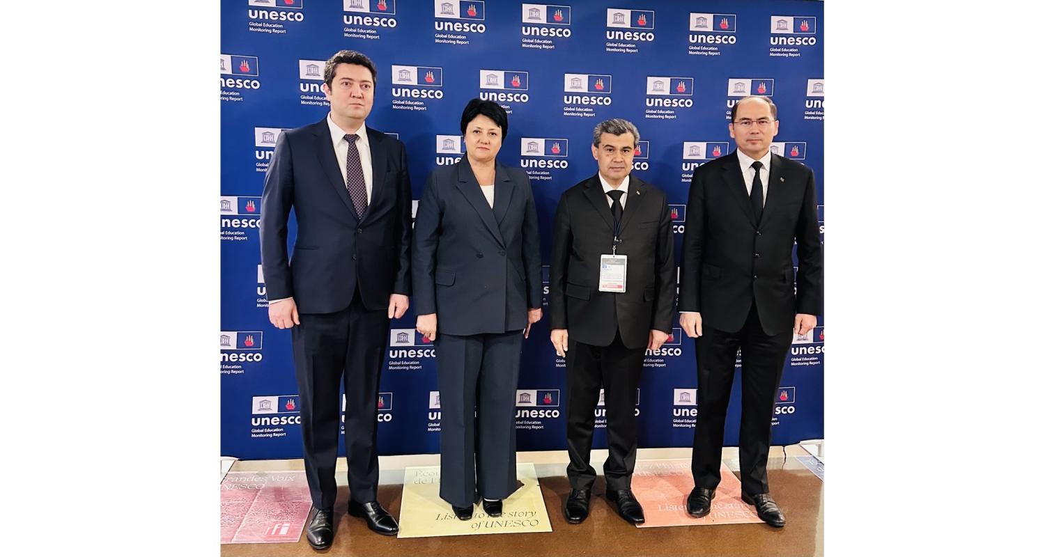 Türkmenistan wekiliýetiniň Pariž şäherindäki ÝUNESKO-nyň çärelerine gatnaşmagy we bilim ulgamynda halkara hyzmatdaşlygyň ösdürilmegi