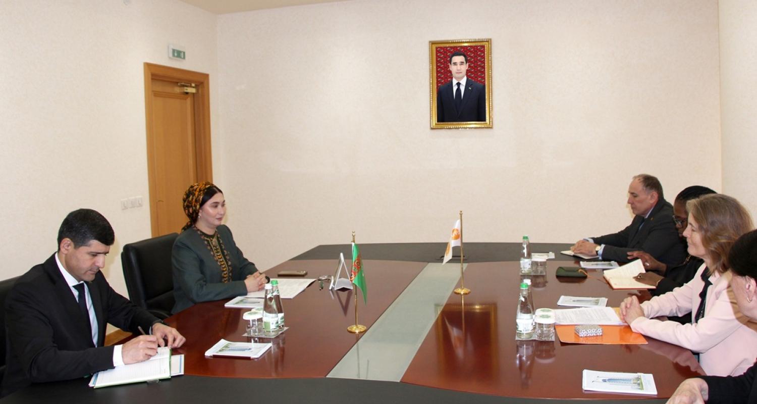 Обсуждены перспективы сотрудничества Туркменистана с ЮНФПА