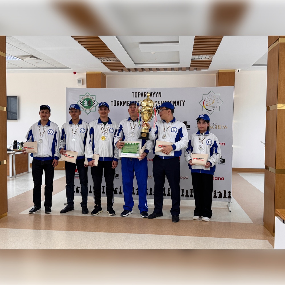 Подведены итоги первого в истории командного чемпионата Туркменистана по шахматам
