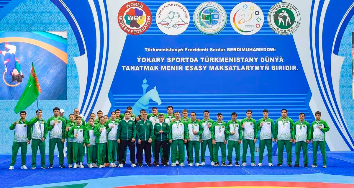 Спортсмены Туркменистана завоевали 123 медали за три месяца 2026 года