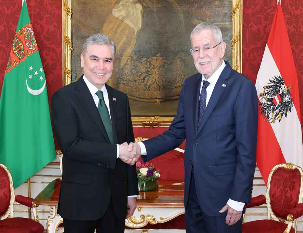 Hero-Arkadag held negotiations with the Federal President of the Republic of Austria