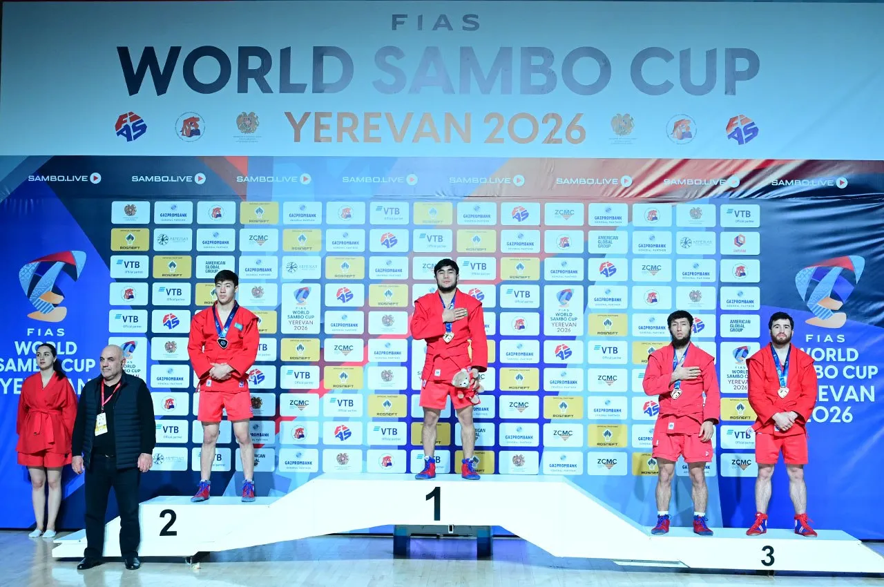 Самбисты из Туркменистана завоевали 7 медалей на Кубке мира в Ереване