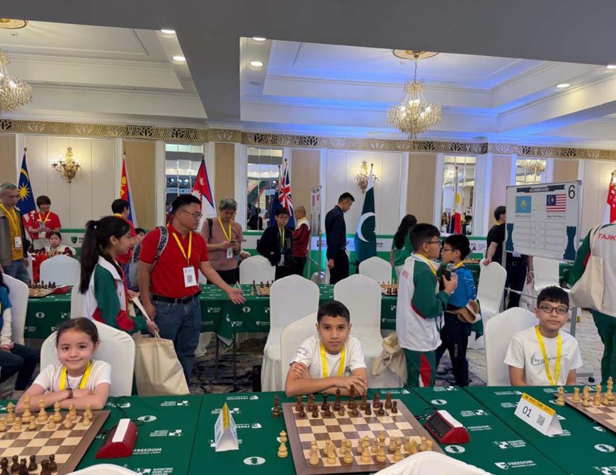 Туркменский шахматист стал бронзовым призёром на первой доске на чемпионате Азии среди школьных команд