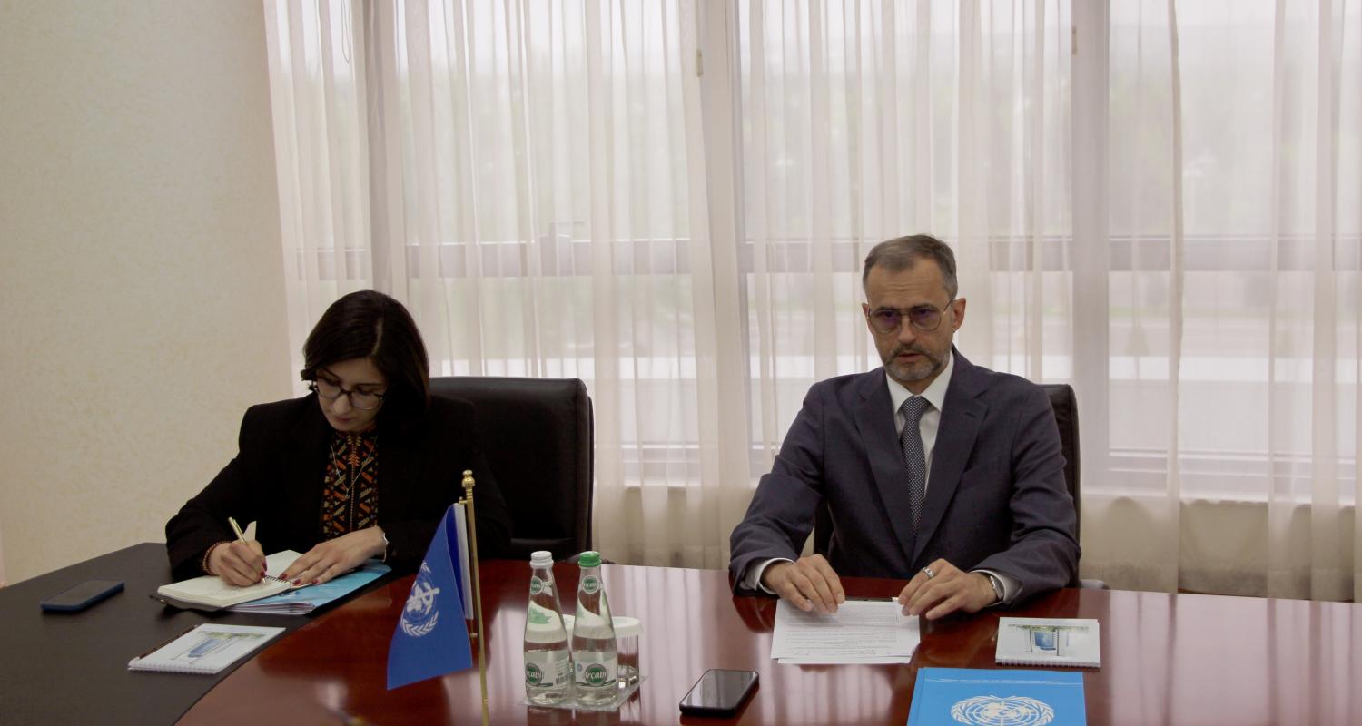 BSGG-nyň Aşgabatdaky Ýurt boýunça edarasynyň ýolbaşçysy bilen duşuşyk