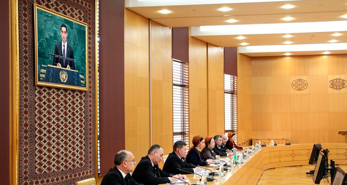 Türkmenistanyň DIM-inde Halkara Zähmet Guramasynyň wekiliýeti bilen duşuşyk geçirildi