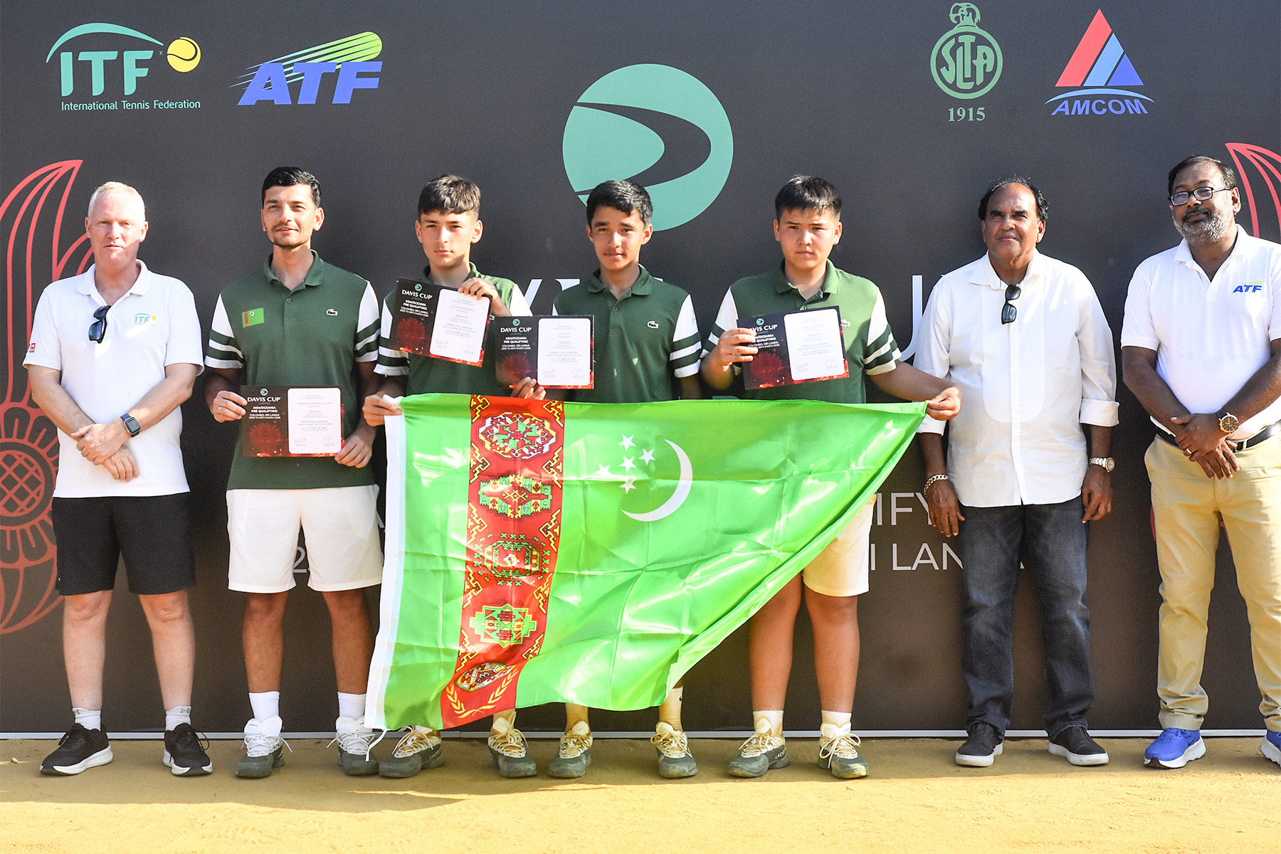 Туркменские теннисисты U16 впервые выступят в финальной квалификации юниорского Кубка Дэвиса