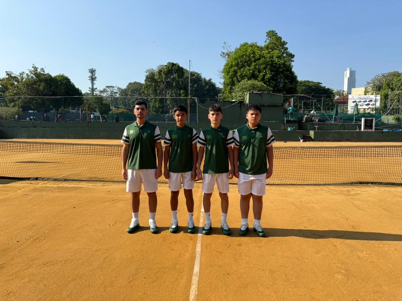 Туркменские теннисисты U16 впервые выступят в финальной квалификации юниорского Кубка Дэвиса