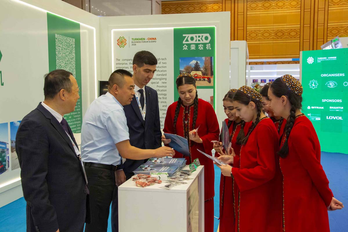 The Turkmen-Chinese business forum and exhibition held in the capital