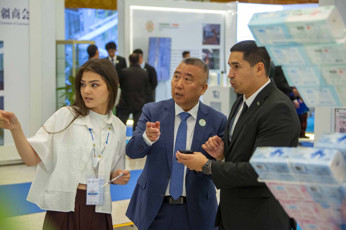 The Turkmen-Chinese business forum and exhibition held in the capital