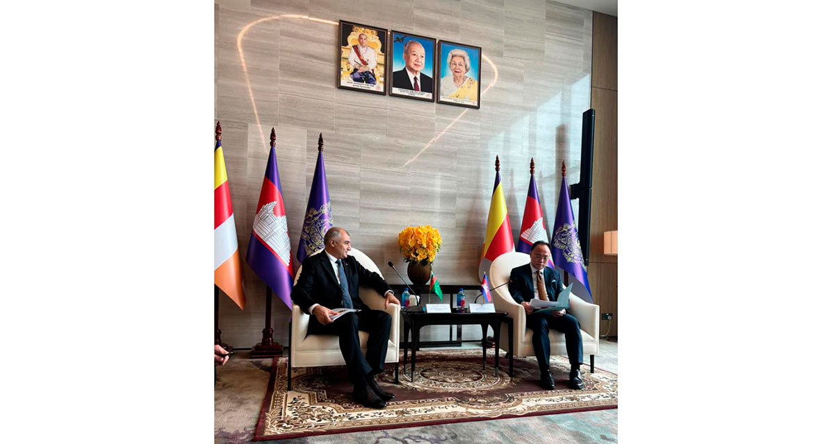 Meetings Held in Phnom Penh Within the Framework of the Visit of the Delegation of Turkmenistan to the Kingdom of Cambodia