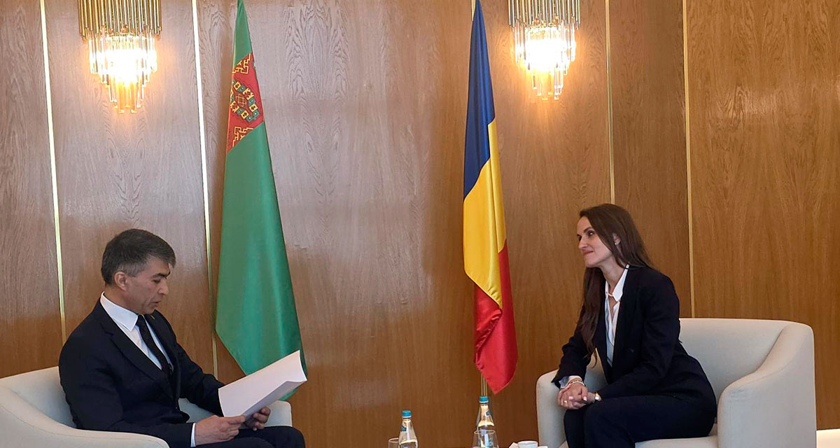 Türkmenistanyň Rumyniýadaky Ilçisi Rumyniýanyň Daşary işler ministri bilen duşuşdy