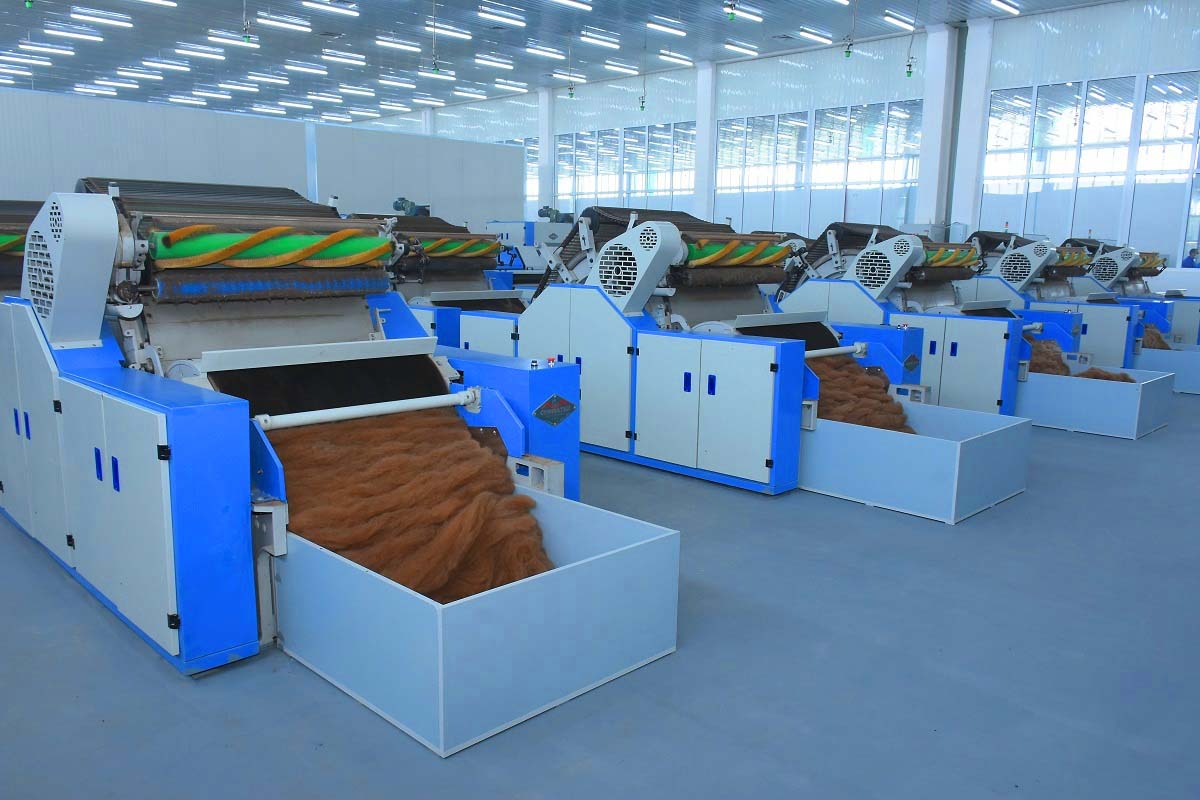Bayramaly Textile Complex Masters Camel Wool Processing