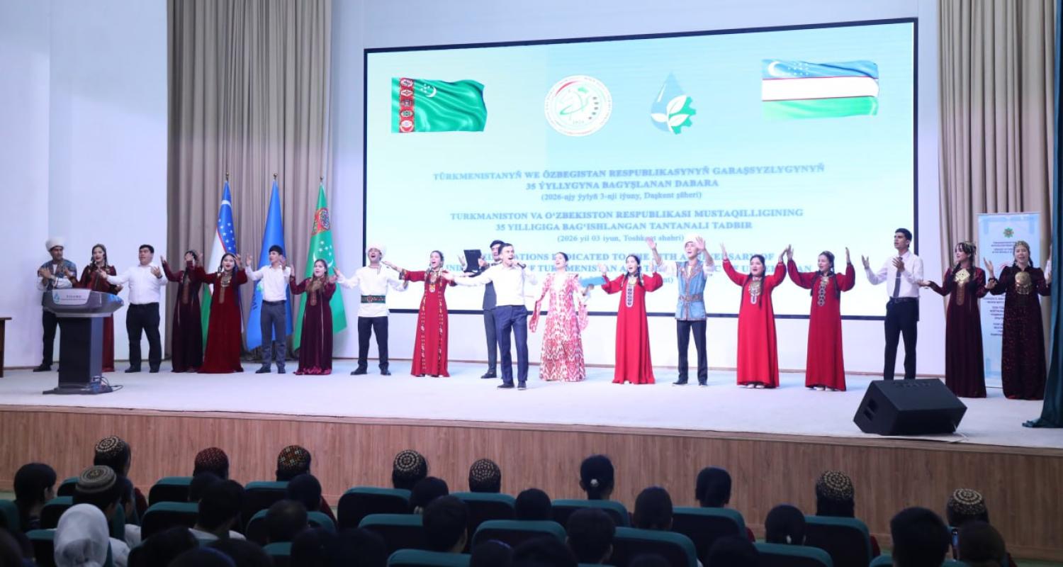 Daşkentde Türkmenistanyň we Özbegistan Respublikasynyň Garaşsyzlygynyň 35 ýyllygyna bagyşlanan çäre geçirildi