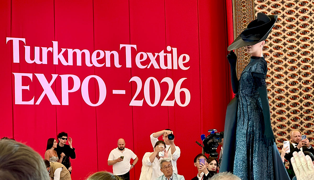 Французский бренд «L'Engrenage» выступил на подиуме Türkmentextile Expo – 2026