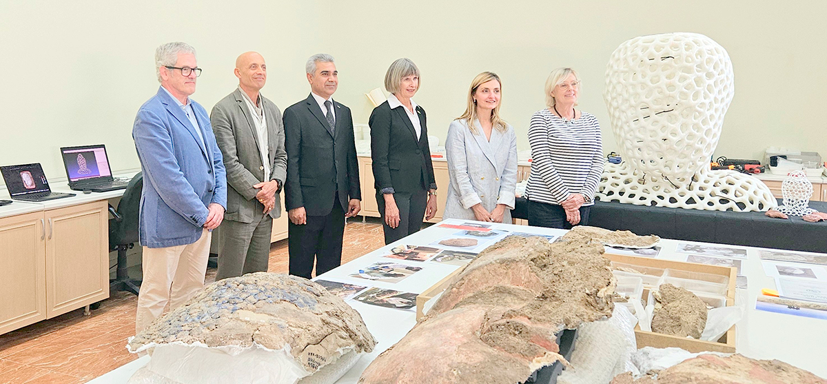 Aşgabatda Gadymy Merwiň buddizm medeniýetiniň ýadygärligini dikeltmek işleriniň barşy ara alnyp maslahatlaşyldy