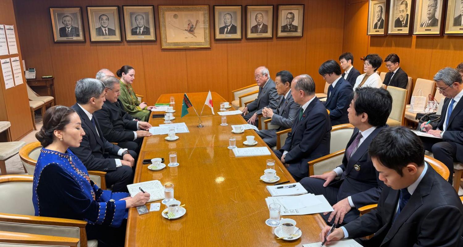 On the Visit of the Turkmen Delegation Led by the Chairman of the Democratic Party of Turkmenistan to Japan