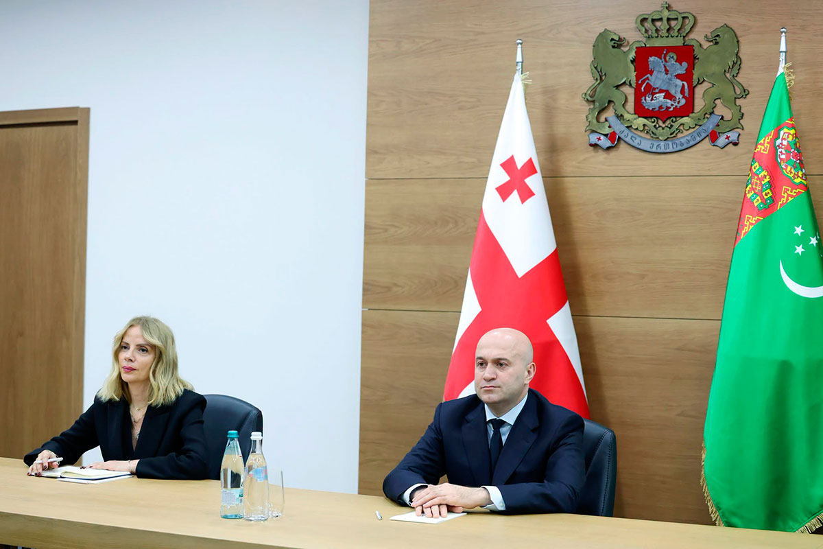 Bстреча Посла Туркменистана в Грузии с Министром внутренних дел Грузии