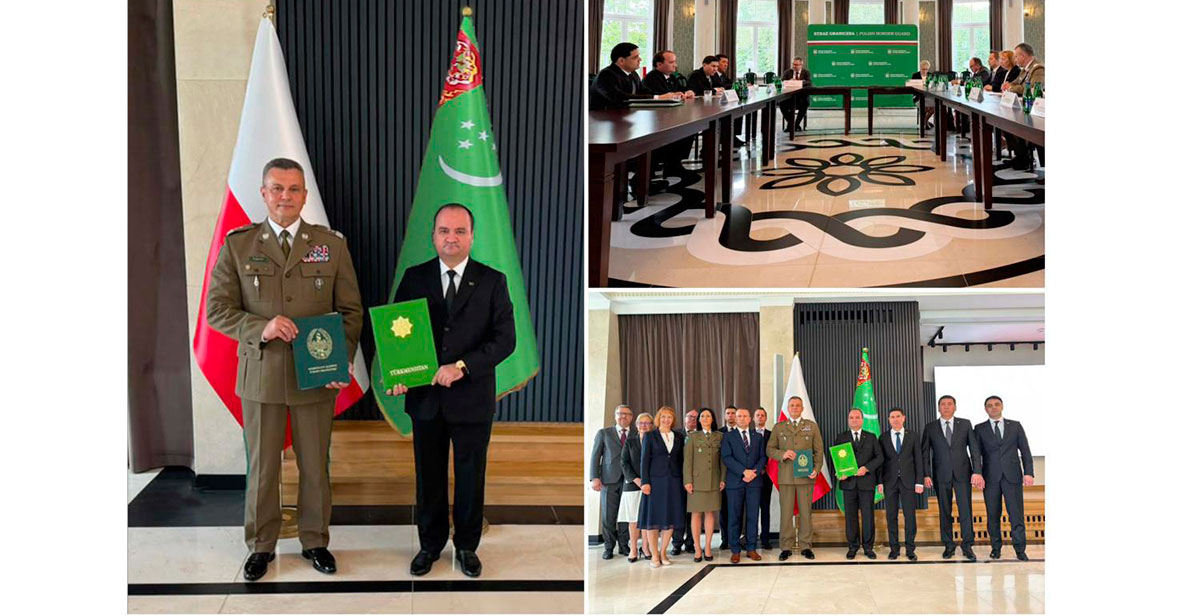 Chairman of the State Migration Service of Turkmenistan had a meeting with the Head of the Border Guard of the Republic of Poland