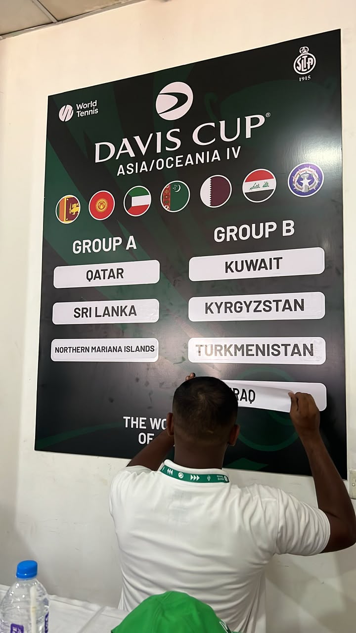 Türkmen tennisçileri Şri-Lankada Dewisiň Kubogy ugrundaky ýaryşyň saýlama tapgyryna girişýärler