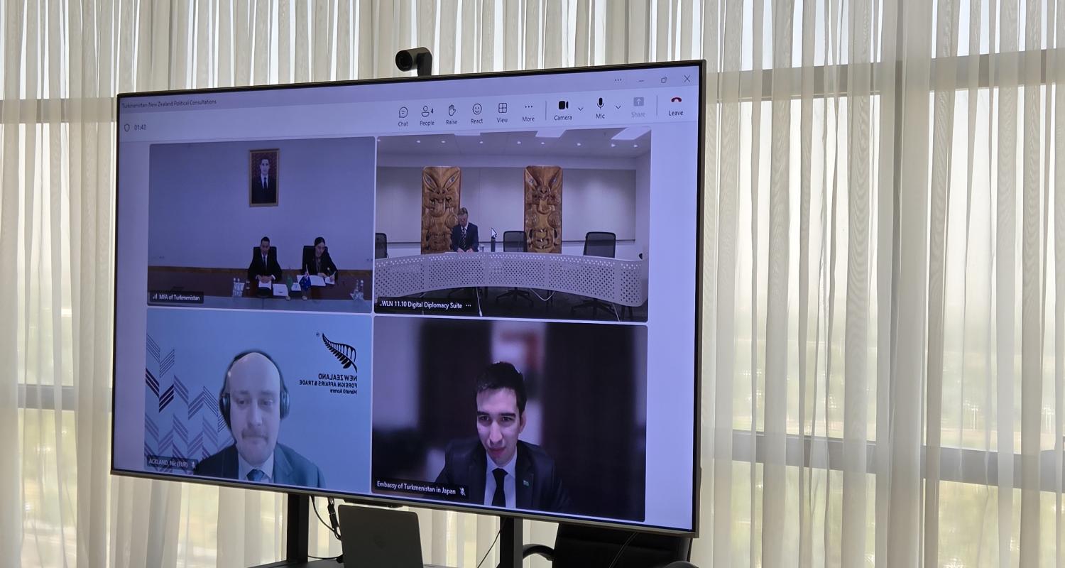 Состоялись первые политические консультации между Туркменистаном и Новой Зеландией