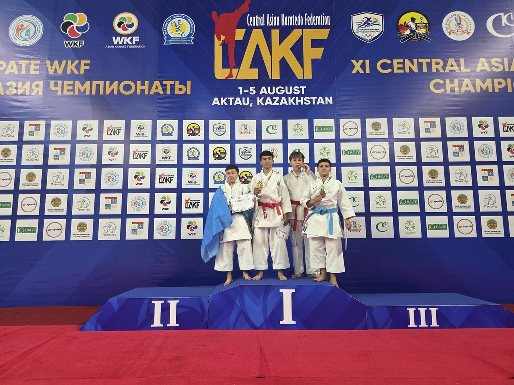 The karatekas of Turkmenistan won four medals on the first day of the Central Asian Championships in Aktau