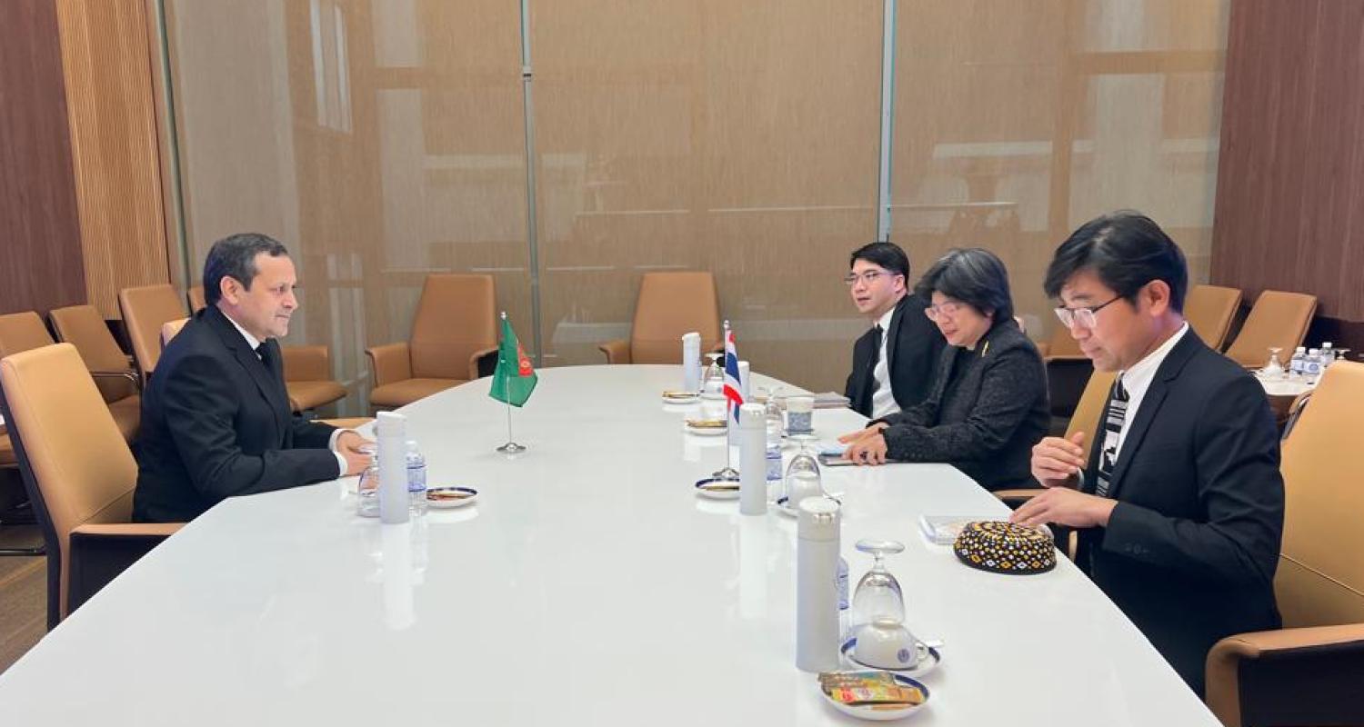 Türkmenistanyň Ilçisi Taýlandyň Daşary işler ministrliginde duşuşyk geçirdi