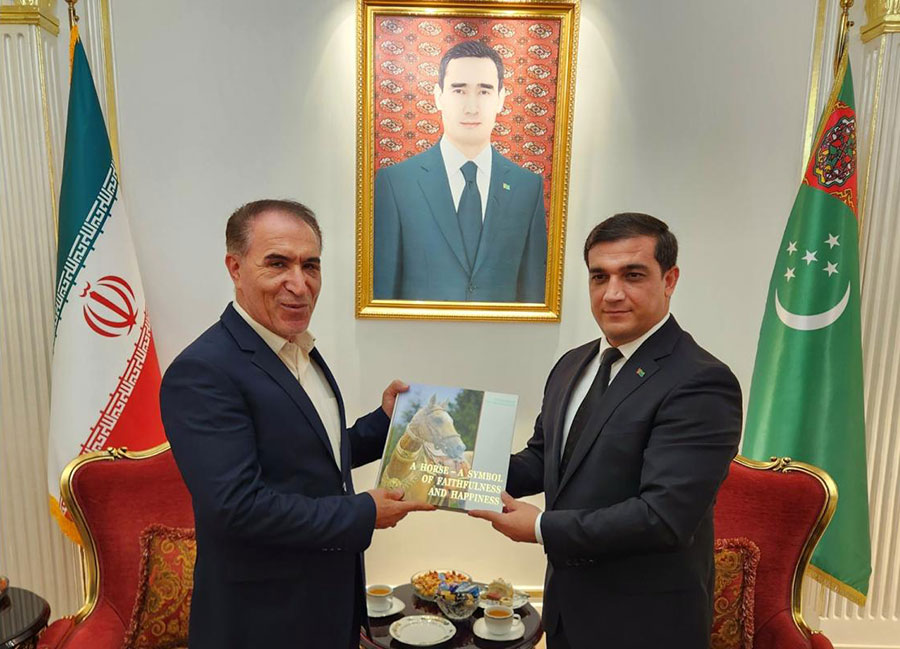Ambassador of Turkmenistan meets with the President of the Equestrian Federation of the Islamic Republic of Iran