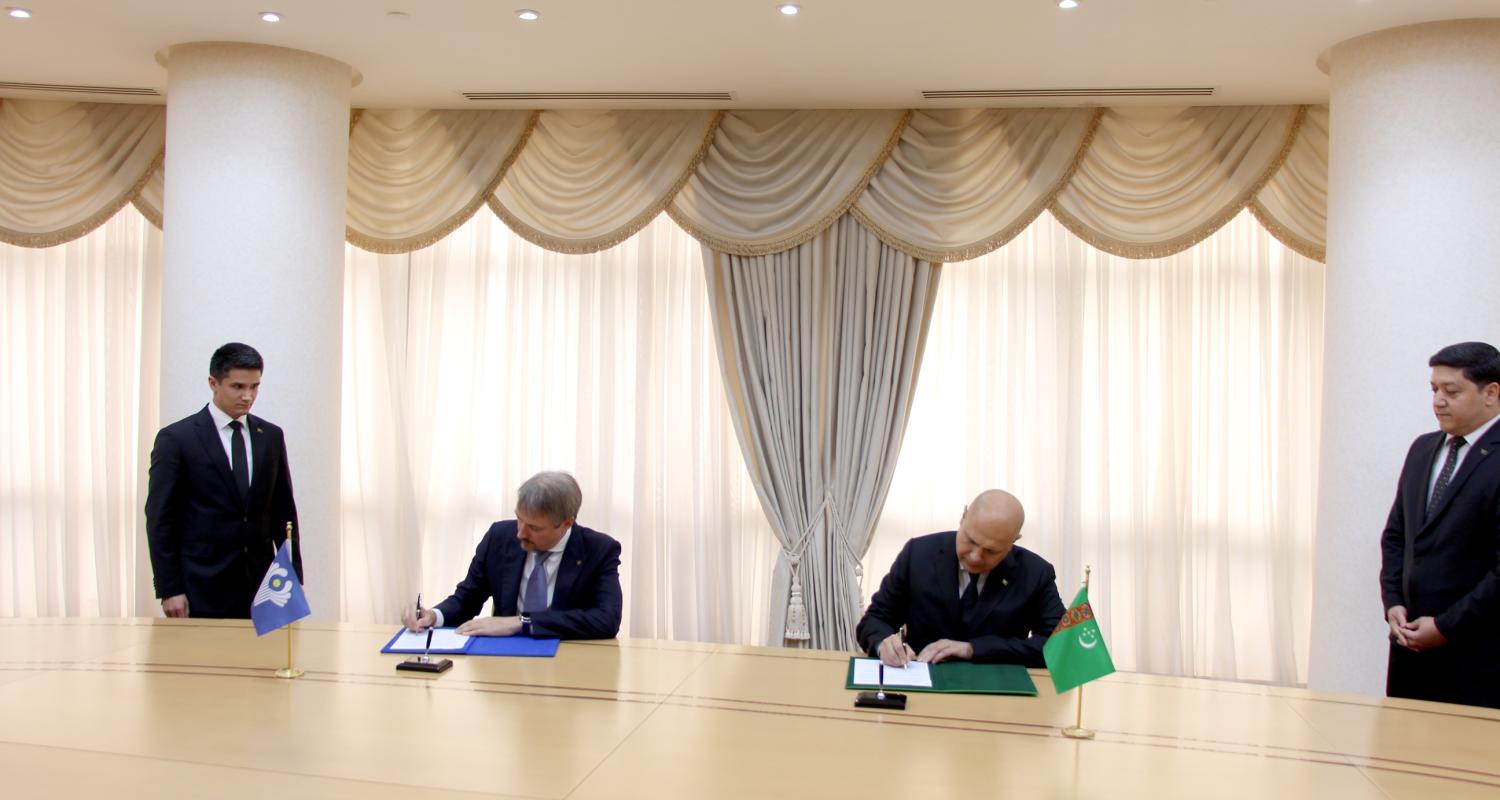 Meeting of the Deputy Minister of Foreign Affairs of Turkmenistan with the Deputy Secretary General of the CIS