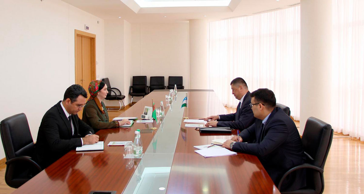 Meeting with the Ambassador of the Republic of Uzbekistan was held at the MFA of Turkmenistan
