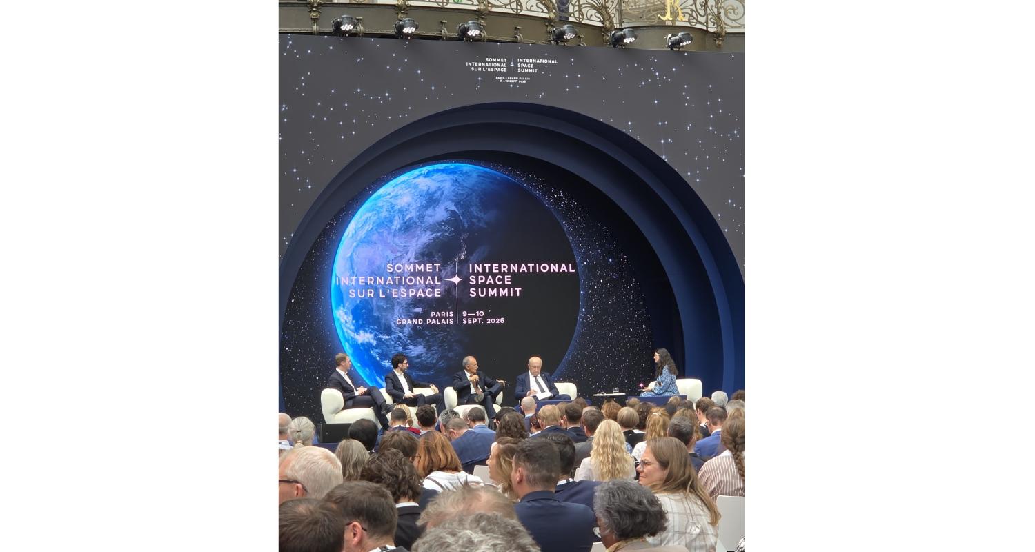 Delegation of Turkmenistan takes in the InternationalSpace Summit in Paris