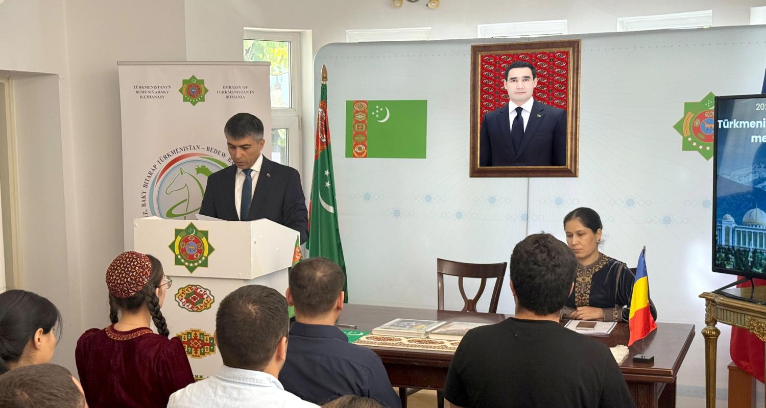Event was held at the Embassy of Turkmenistan in Romania