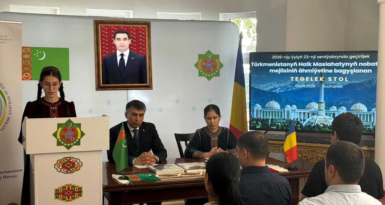 Event was held at the Embassy of Turkmenistan in Romania