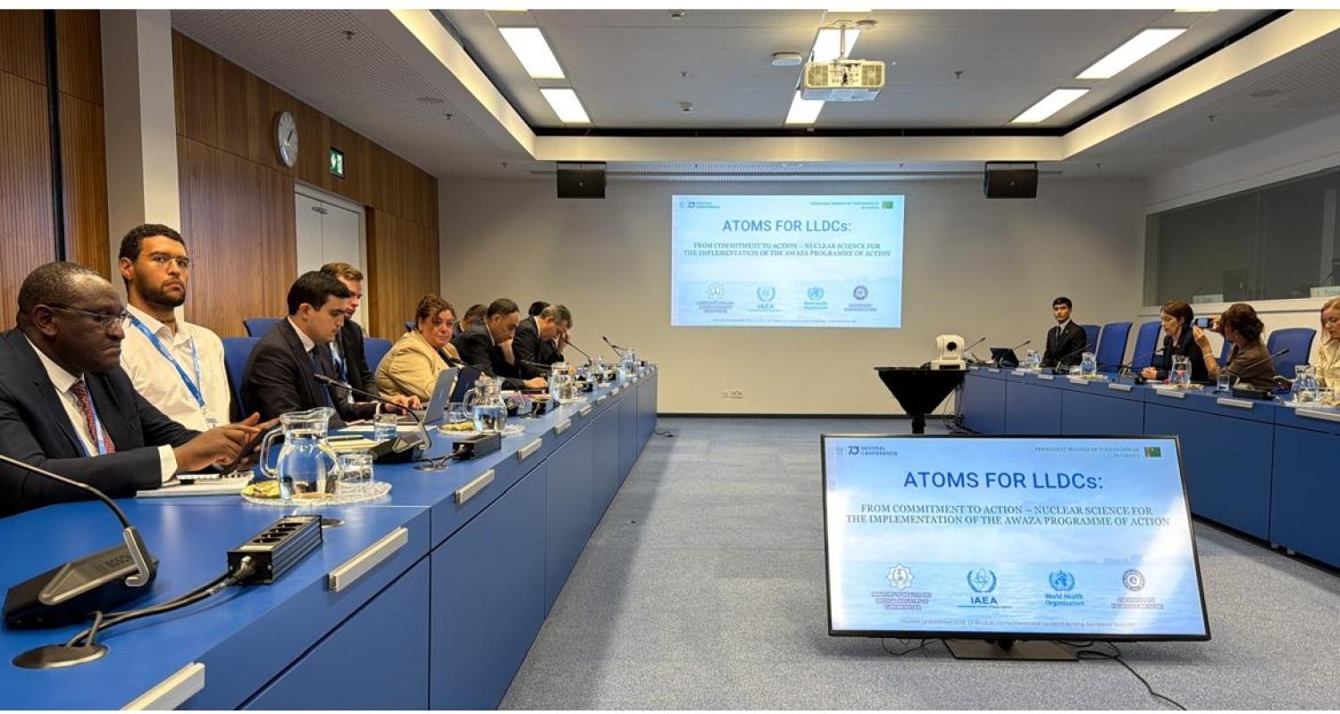 «Atoms for LLDCs»: Awaza Hereketler maksatnamasynyň durmuşa geçirilmegine ýadro ylmy arkaly ýardam bermek