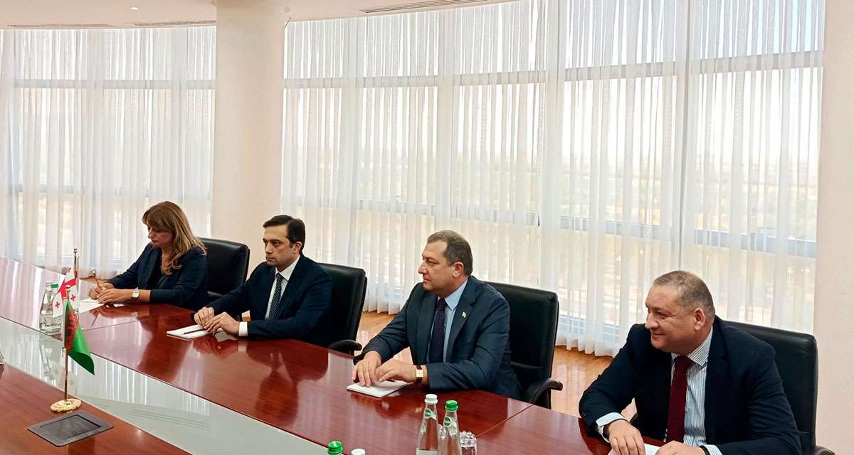 Türkmenistanyň DIM-de Gruziýanyň Adalatçysy bilen duşuşygy geçirildi