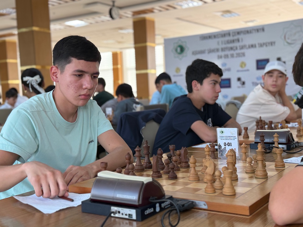 Завершился отборочный этап второй лиги чемпионата Туркменистана по шахматам