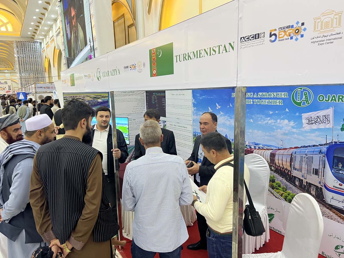 «Ojar Aziýa» Kabulda geçirilen sergide maýa goýum we infrastruktura taslamalaryny tanyşdyrdy
