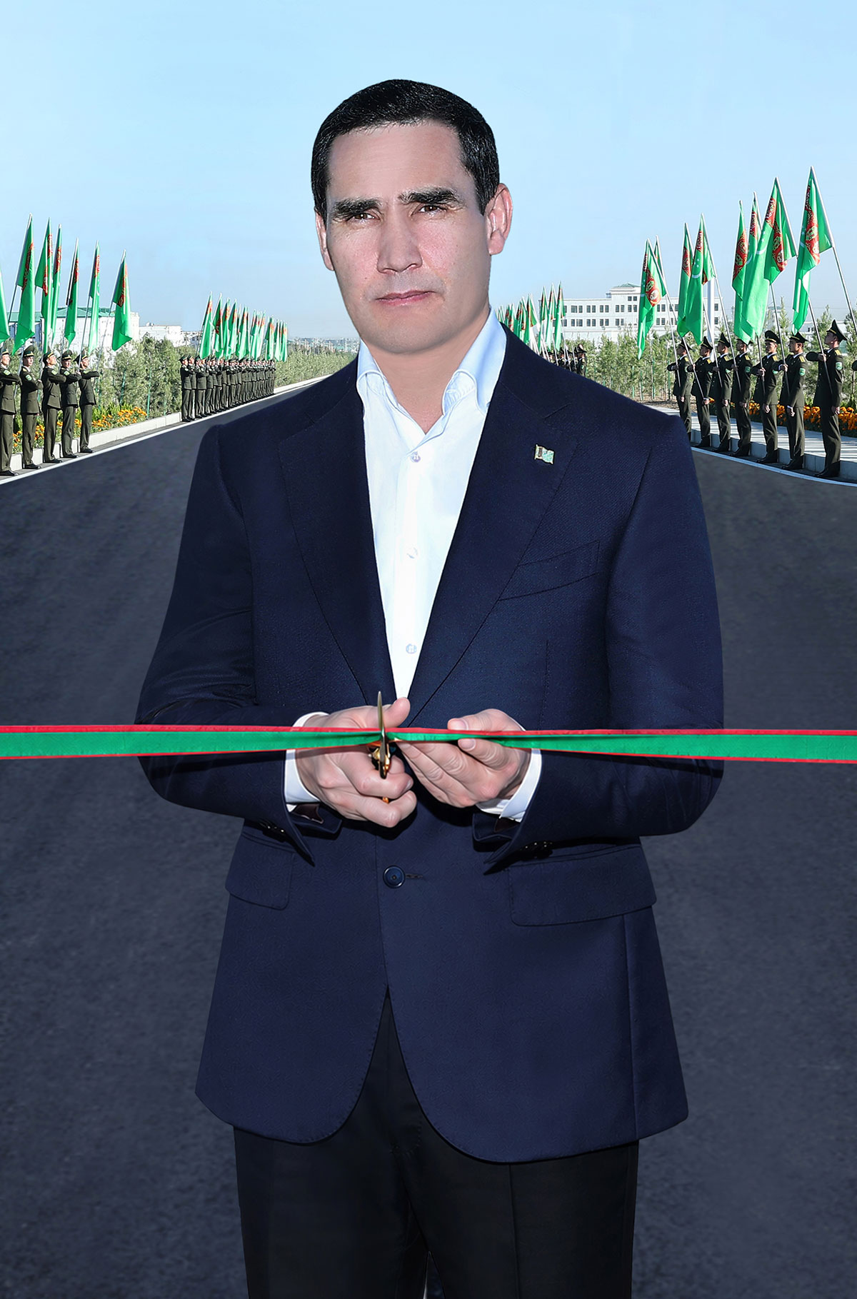 Türkmenistanyň Ýaragly Güýçleriniň harby bölüminiň täze binalar we desgalar toplumy ulanmaga berildi