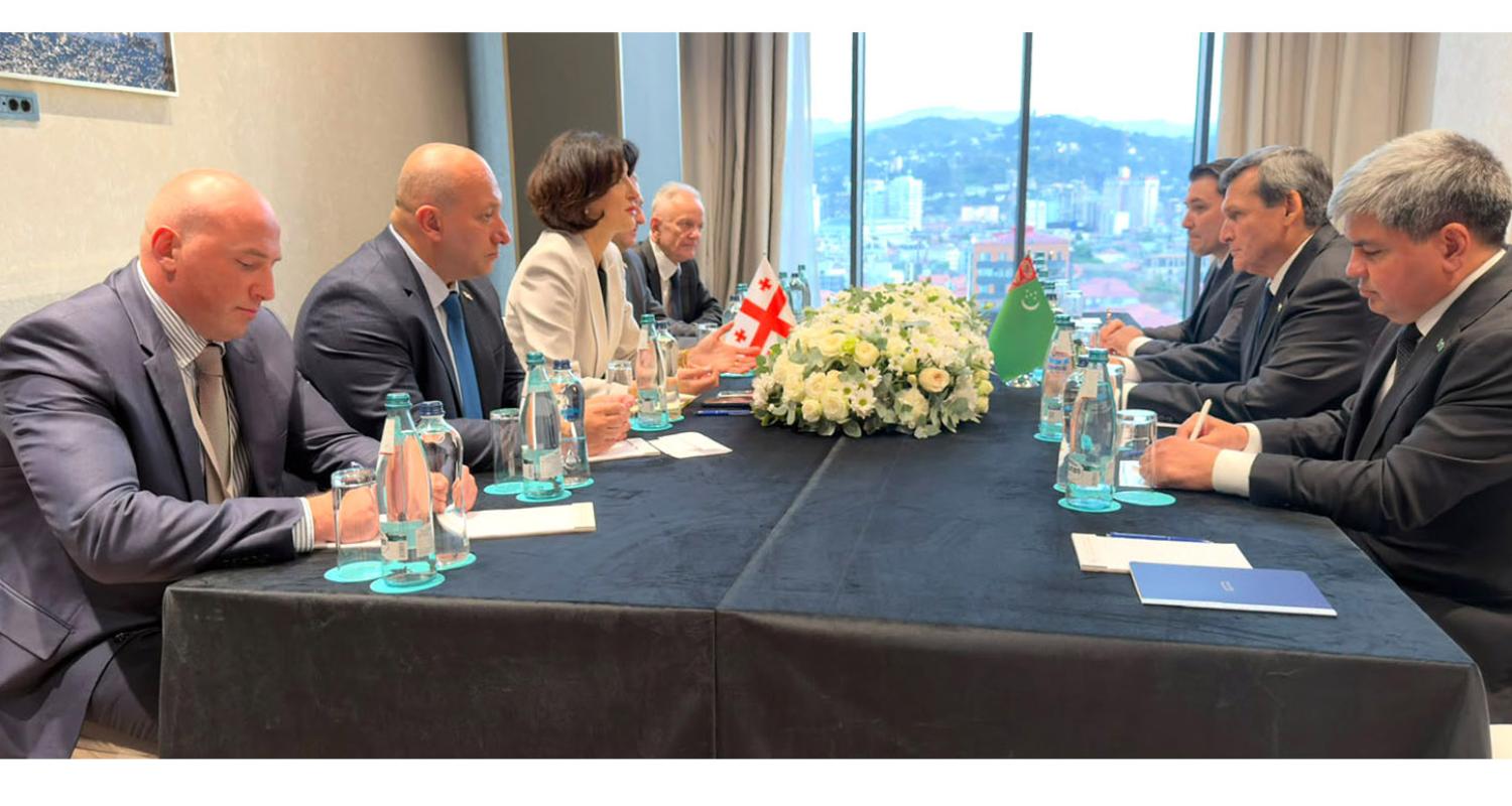 Türkmenistanyň we Gruziýanyň daşary işler ministrleriniň duşuşygy