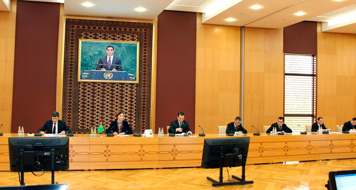 Türkmenistanyň DIM-inde 2028-nji ýylda Halkara hukugynyň ýylyny geçirmek we oňa taýýarlyk görmek boýunça 2026–2028-nji ýyllar üçin Hereketleriň milli meýilnamasynyň taslamasy ara alnyp maslahatlaşyldy