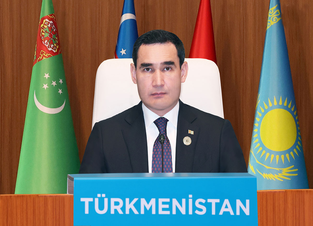Türkmenistanyň Prezidenti Serdar Berdimuhamedowyň Türki Döwletleriň Guramasynyň XIII sammitindäki çykyşy