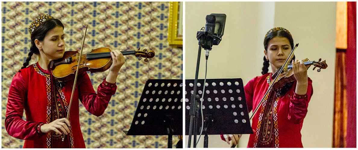 Onlaýn görnüşde skripkaçylar üçin ussatlyk sapagy