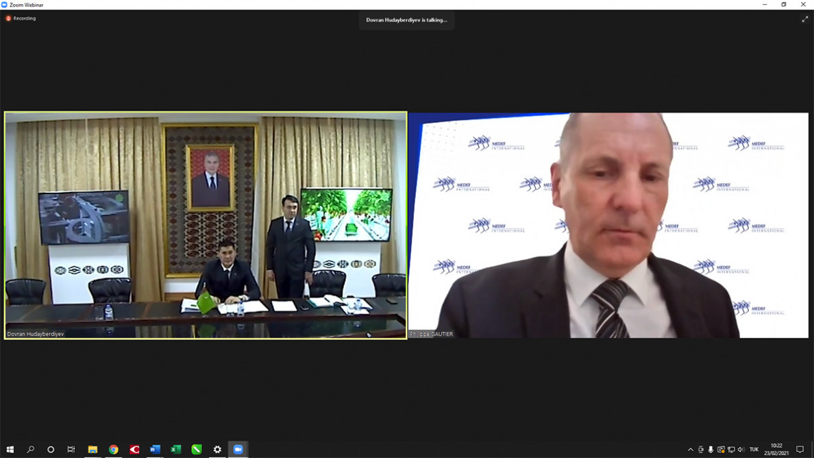 Business circles of Turkmenistan and France develop cooperation