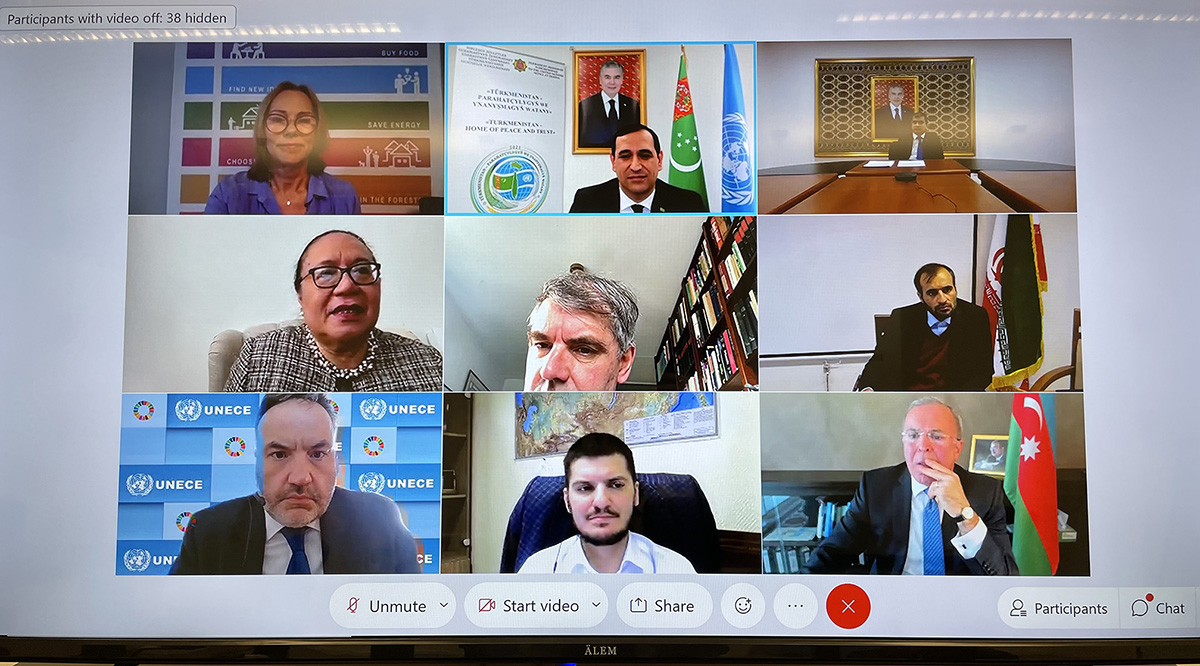 Transport and trade relations in the Caspian region discussed in Geneva