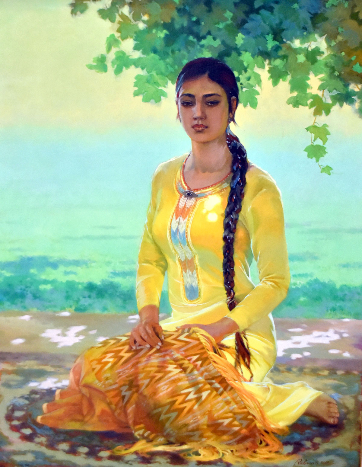 Живописная ода: собрание работ туркменских художников о женщинах и для женщин