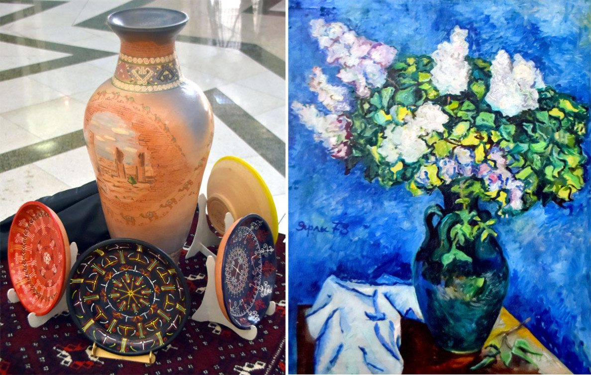 Türkmen nakgaşlarynyň zenanlar hakda we zenanlara bagyşlan  işleri