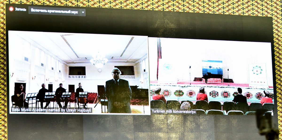 Диалог на языке искусства: онлайн-концерт туркменских и азербайджанских музыкантов