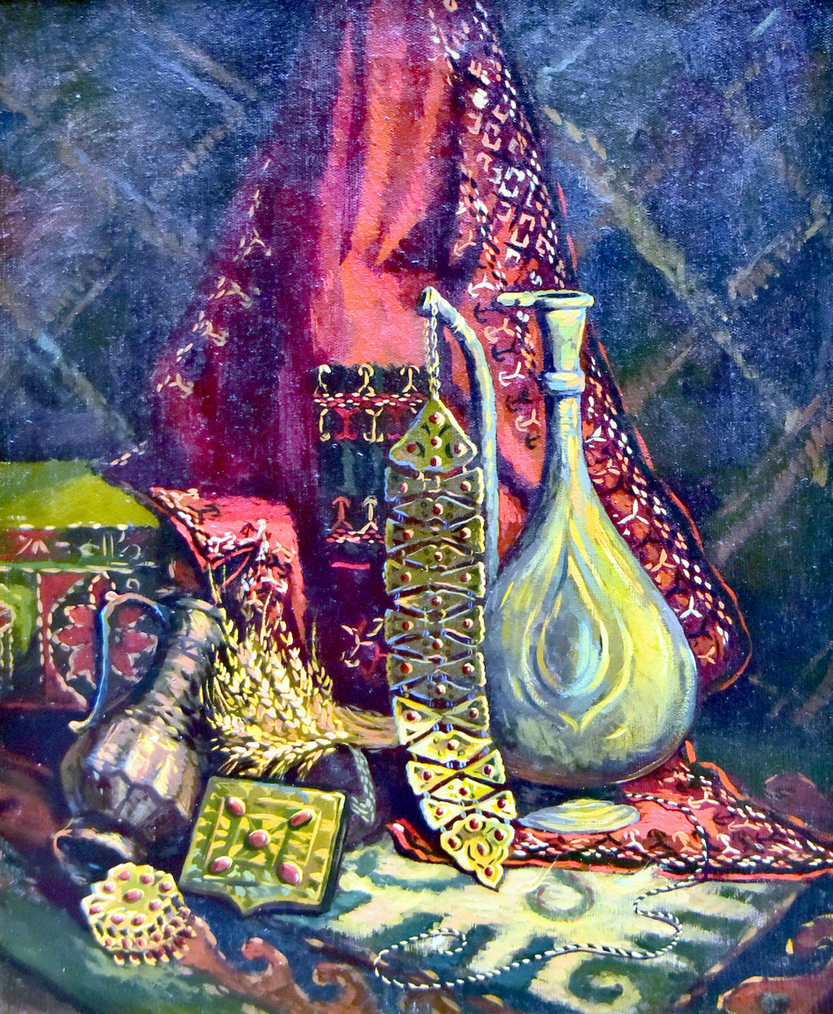 Döwlet muzeýinde guralan sergi Nowruz däpleri we onuň taryhy barada gürrüň berýär