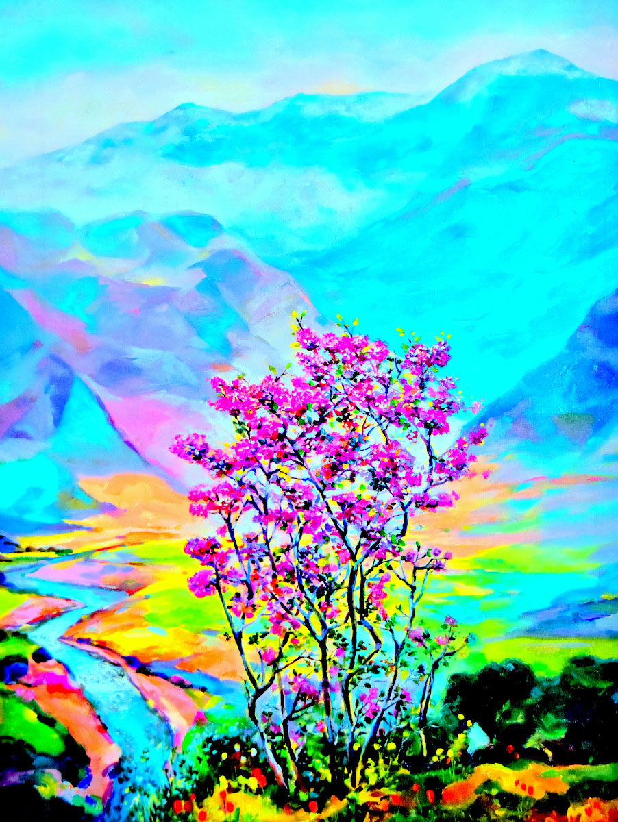 Türkmen nakgaşlarynyň Nowruza bagyşlanan işleriniň sergisi